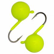 Дробинка с ушком d 4,0 мм, вес 0,62 гр, лимон  /10 шт/